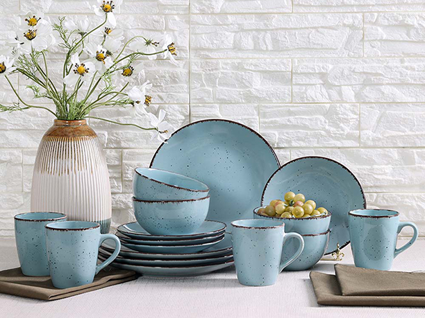 Ceramic tableware product photography for export brands